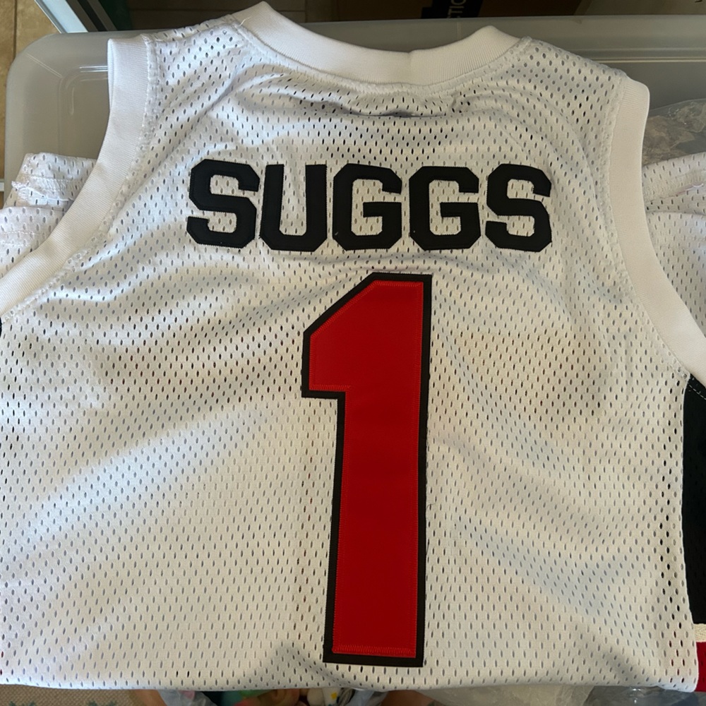 White and Red Men's Jersey